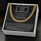 To My Boyfriend Gift - Anniversary / Valentine's Day / Christmas / Birthday - Cuban Link Chain