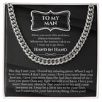 To My Boyfriend Gift - Anniversary / Valentine's Day / Christmas / Birthday - Cuban Link Chain