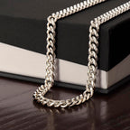 To My Boyfriend Gift - Anniversary / Valentine's Day / Christmas / Birthday - Cuban Link Chain