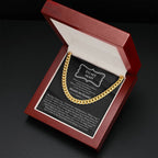 To My Boyfriend Gift - Anniversary / Valentine's Day / Christmas / Birthday - Cuban Link Chain