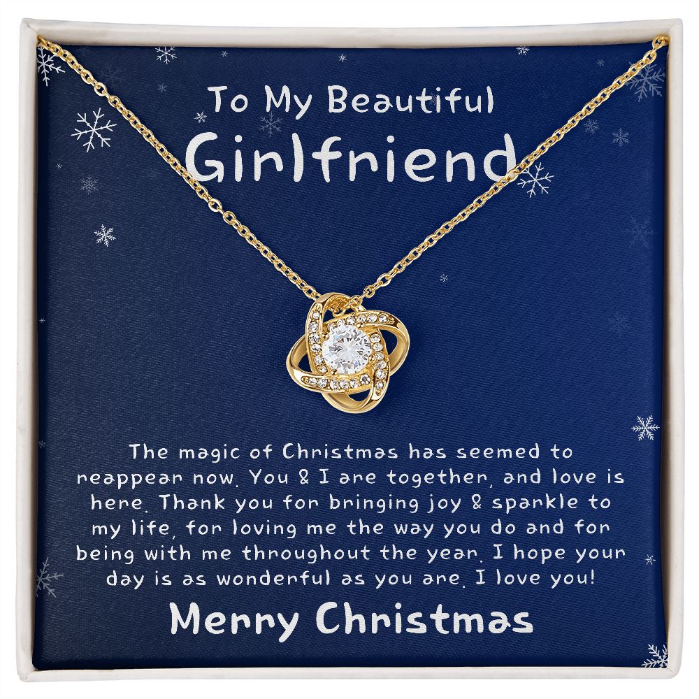 Christmas Gift for Girlfriend - Love Knot Necklace