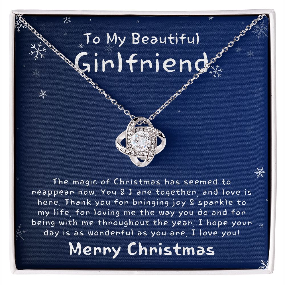 Christmas Gift for Girlfriend - Love Knot Necklace