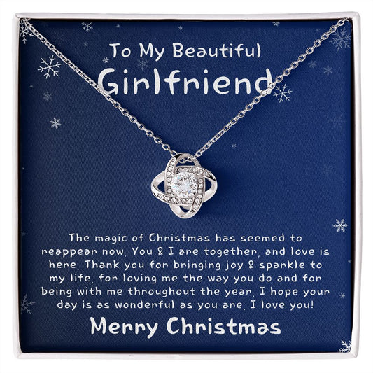 Christmas Gift for Girlfriend - Love Knot Necklace