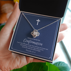 Confirmation Gift For Girls - Love Knot Necklace