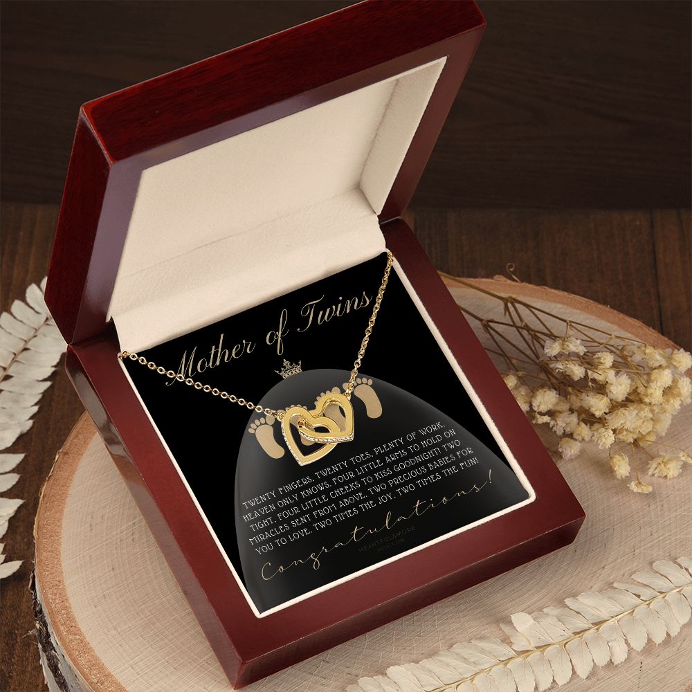 Mom Of Twins Gift, Jewelry For Mother Of Twins, Parents of Twins, Best Gift For New Mom of Twins, Birthday Gift For Mom of Twins Necklace