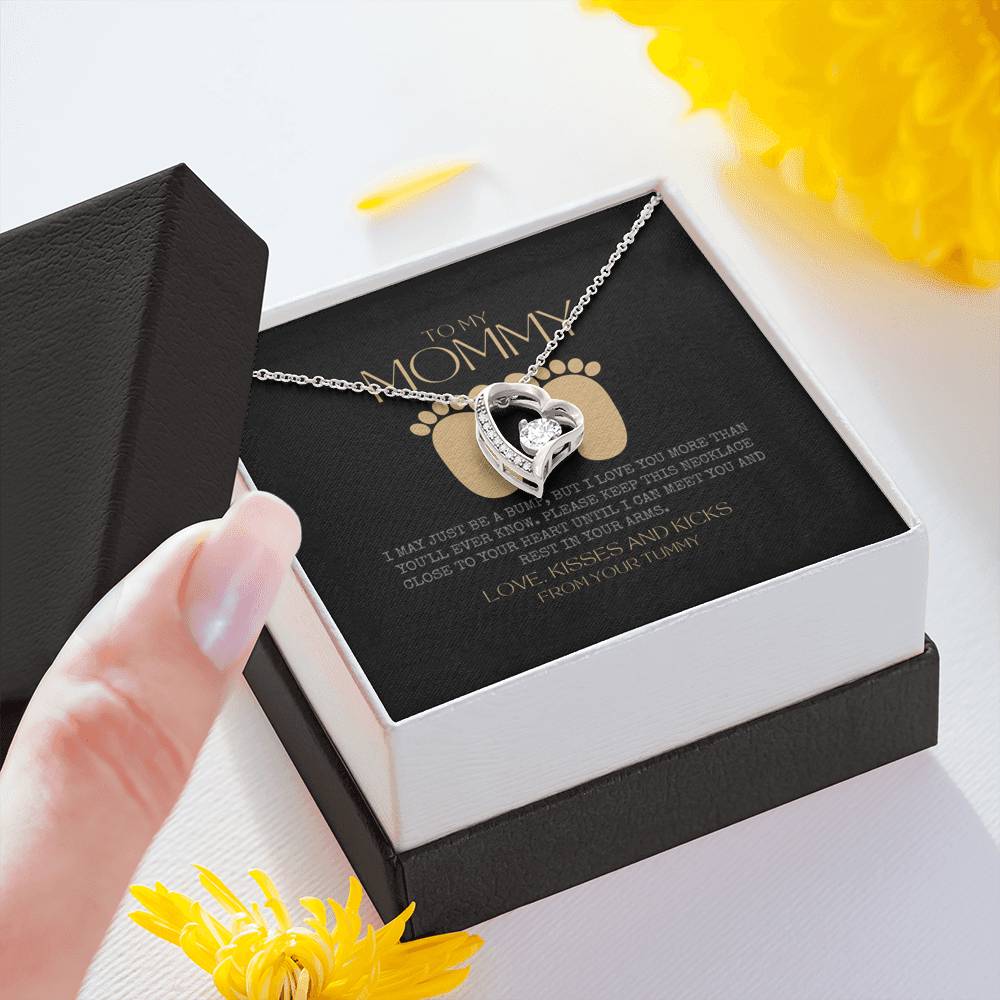 Baby shower gift | New Mommy Necklace | Pregnant Wife Gift | To My Mommy | I May Just Be A Bump But I Love You More Than You Ever Know | To mummy from bump | To Mommy to be | Pregnancy Gift for First Time Mom | New Mom in Hospital | Gift for Pregnant Wife