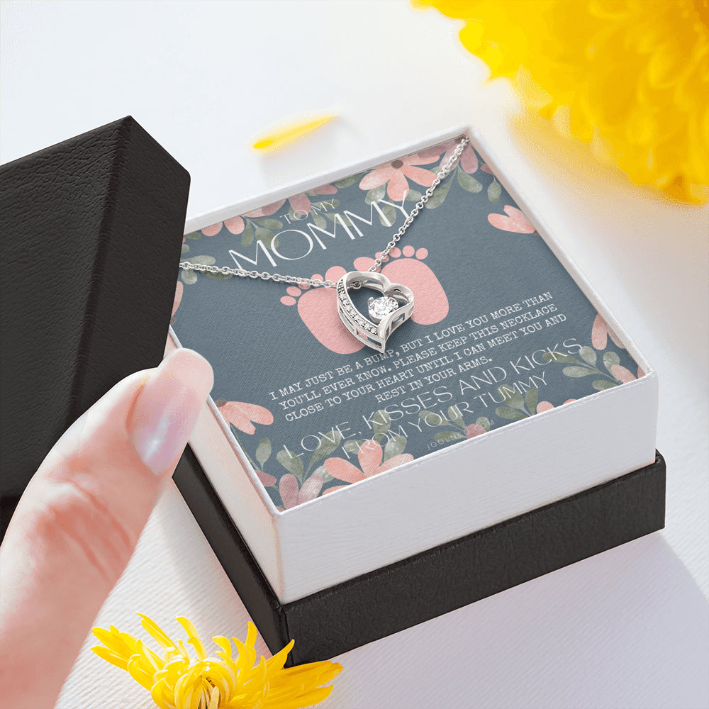 Baby shower gift | New Mommy Necklace | Pregnant Wife Gift | I May Just Be A Bump But I Love You | To mummy from bump | To Mommy to be