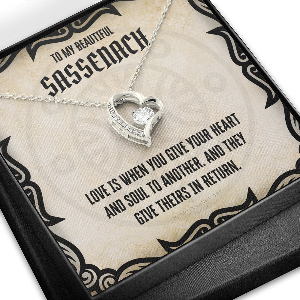 To My Sassenach, Outlander Gift, Outlander Gift Box, Outlander Jewelry, Outlander Gift For Wife, Outlander Charm, Outlander Necklace