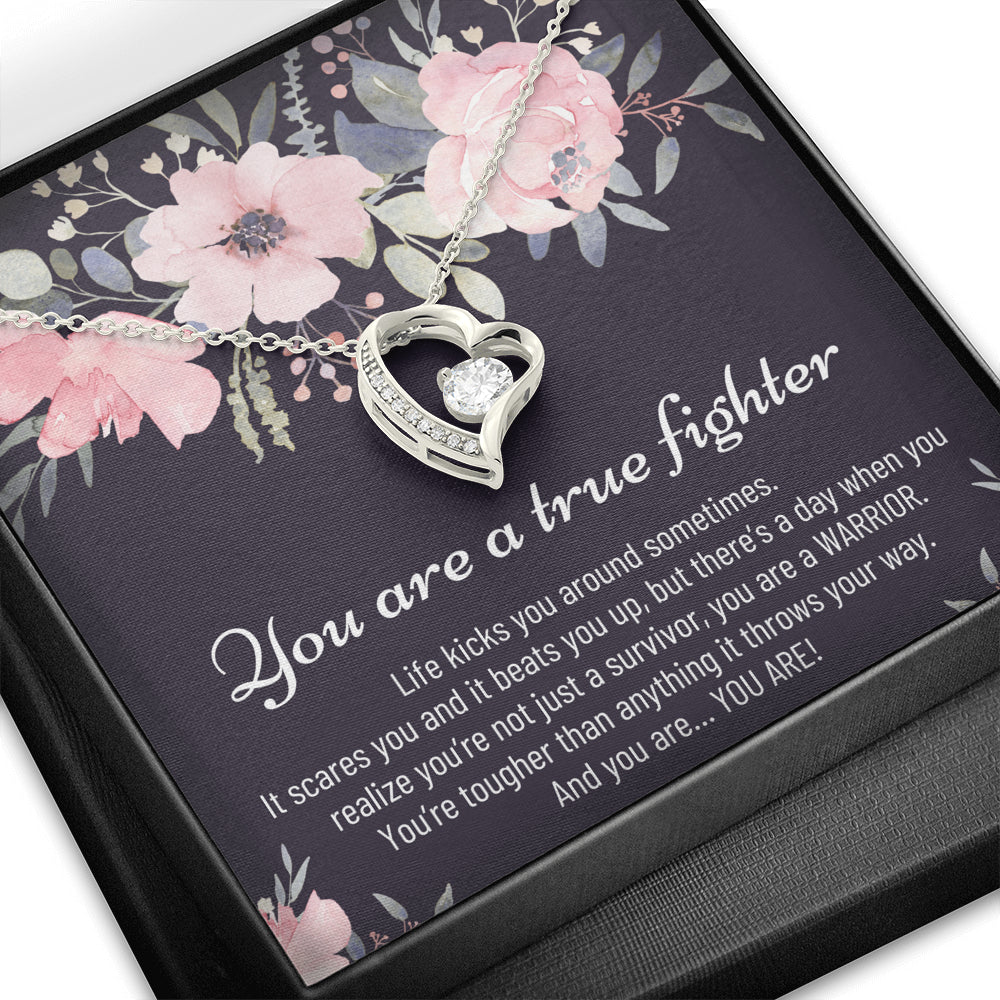 Cancer Fighter Gift For Women - Forever Love Necklace