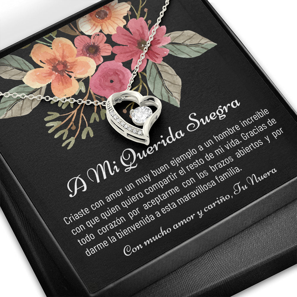Suegra Gift, Suegra Necklace, Spanish Mother-In-Law Gift from Daughter-In-Law, Regalo Para Mi Suegra, Nuera A Suegra Cumpleaños De La Suegra