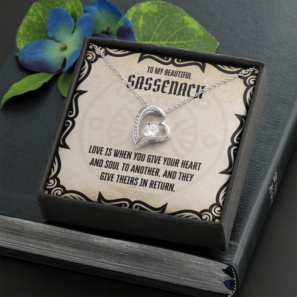 To My Sassenach, Outlander Gift, Outlander Gift Box, Outlander Jewelry, Outlander Gift For Wife, Outlander Charm, Outlander Necklace