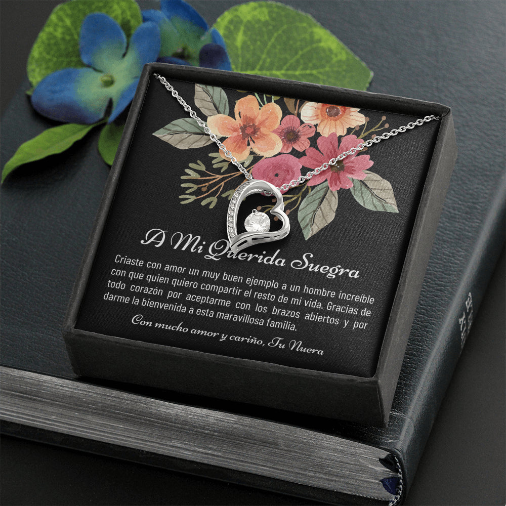 Suegra Gift, Suegra Necklace, Spanish Mother-In-Law Gift from Daughter-In-Law, Regalo Para Mi Suegra, Nuera A Suegra Cumpleaños De La Suegra
