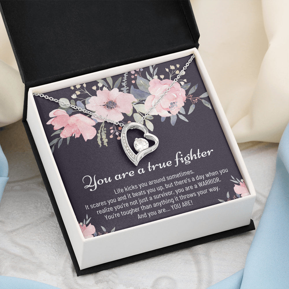 Cancer Fighter Gift For Women - Forever Love Necklace