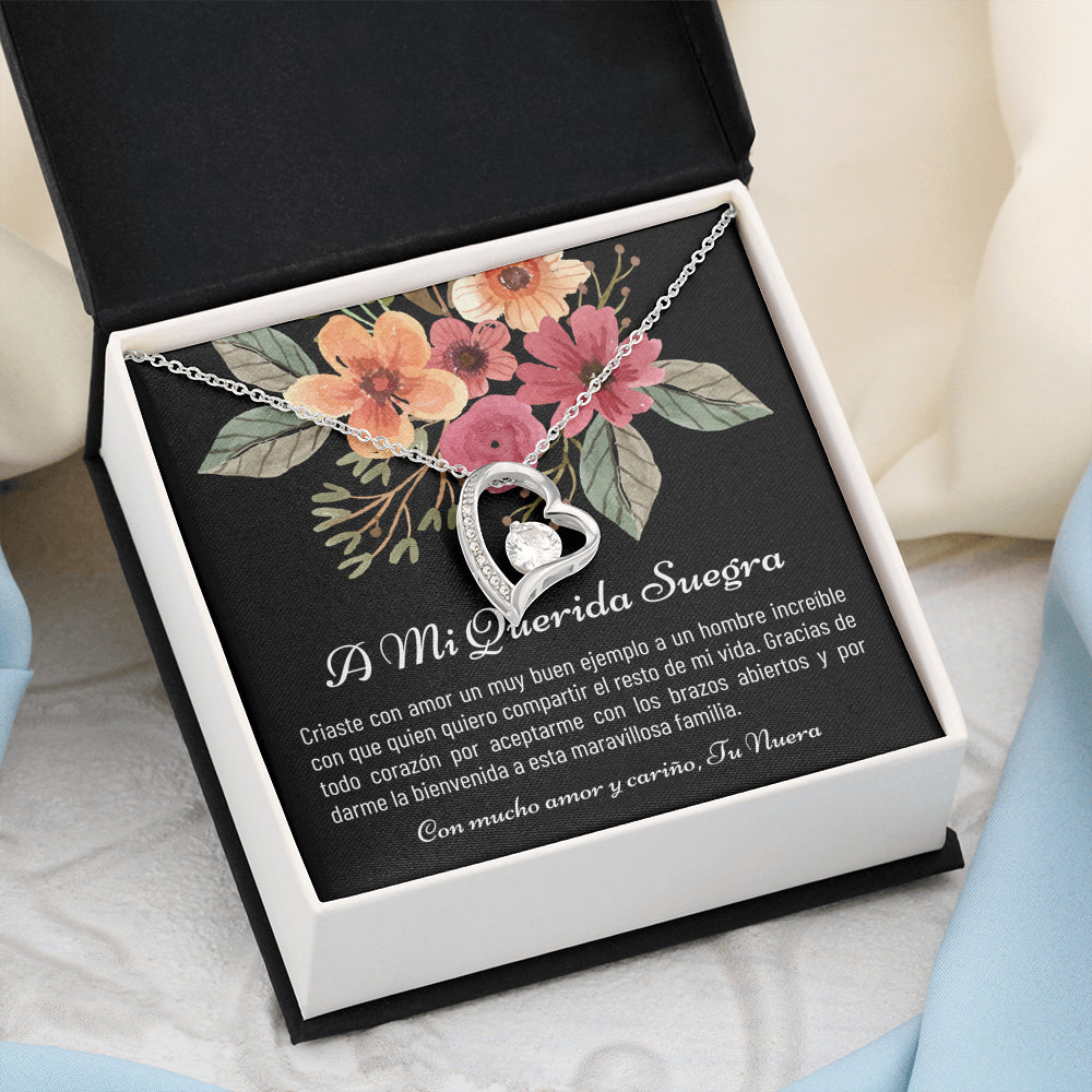 Suegra Gift, Suegra Necklace, Spanish Mother-In-Law Gift from Daughter-In-Law, Regalo Para Mi Suegra, Nuera A Suegra Cumpleaños De La Suegra