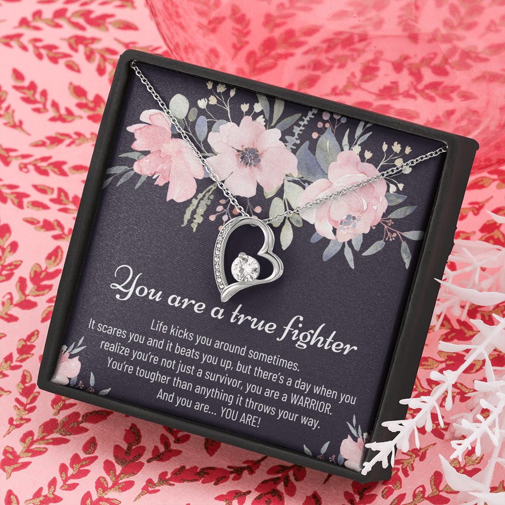 Cancer Fighter Gift For Women - Forever Love Necklace