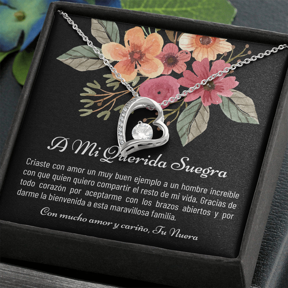 Suegra Gift, Suegra Necklace, Spanish Mother-In-Law Gift from Daughter-In-Law, Regalo Para Mi Suegra, Nuera A Suegra Cumpleaños De La Suegra