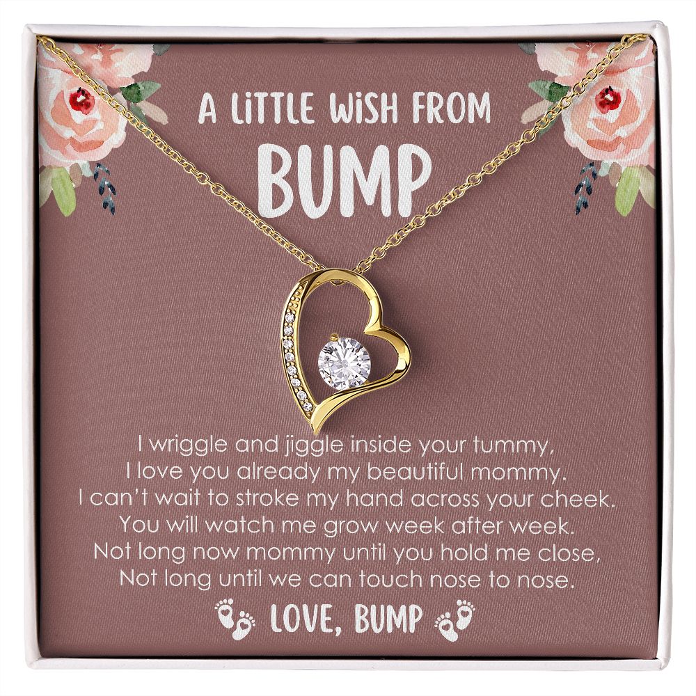 Sentimental Baby Shower Gift, New Mom Gift, Mommy To Be Gift, A Little Wish From Bump, First Time Mom To Be Gift, Push Gift, Pregnancy Gift