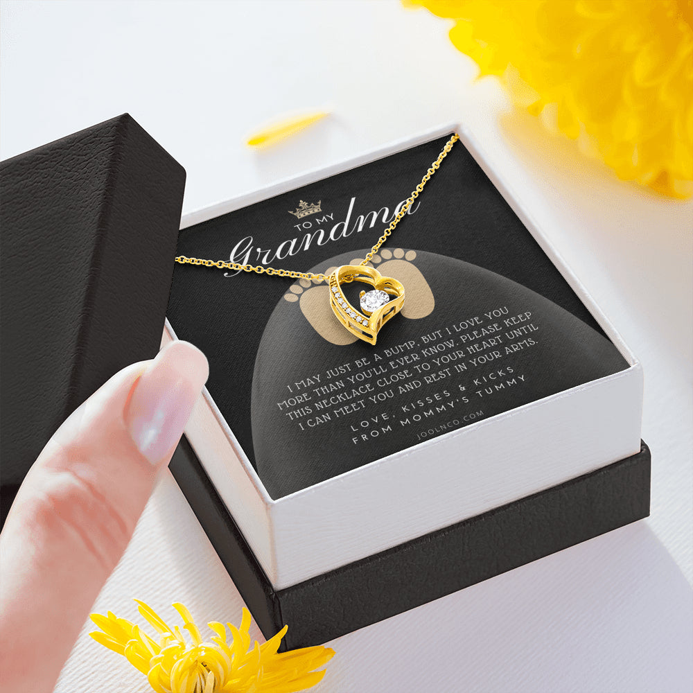 New Grandma Gift | Mom to Grandma Necklace | Pregnancy Announcement Grandparent | First Time Grandma Gifts | New Grandma Necklace
