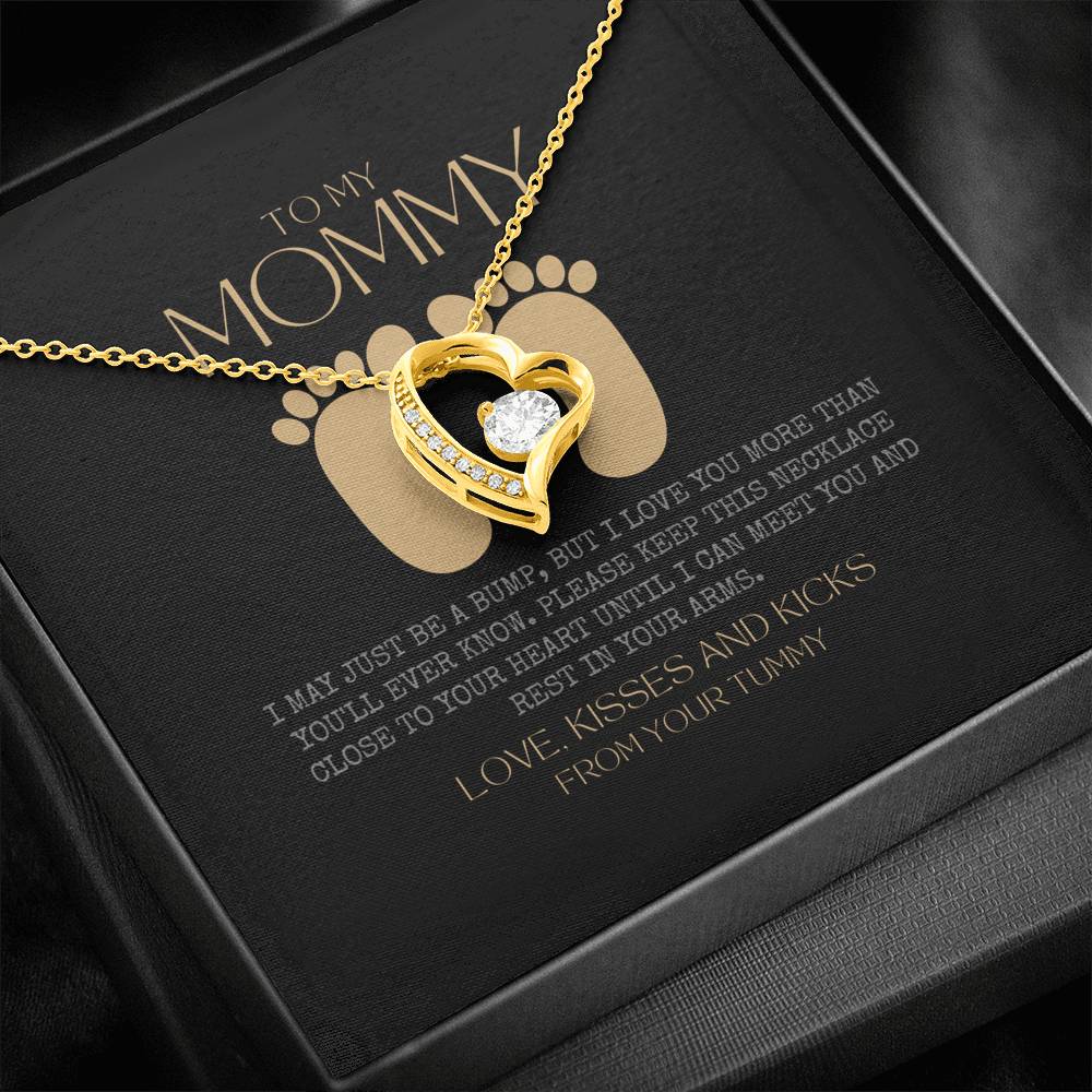 Baby shower gift | New Mommy Necklace | Pregnant Wife Gift | To My Mommy | I May Just Be A Bump But I Love You More Than You Ever Know | To mummy from bump | To Mommy to be | Pregnancy Gift for First Time Mom | New Mom in Hospital | Gift for Pregnant Wife