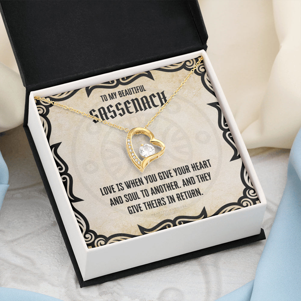 To My Sassenach, Outlander Gift, Outlander Gift Box, Outlander Jewelry, Outlander Gift For Wife, Outlander Charm, Outlander Necklace