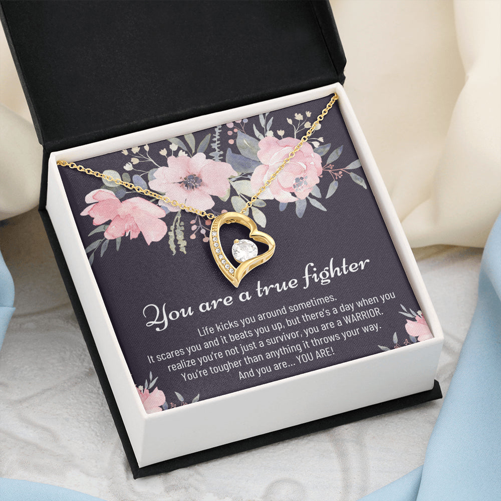 Cancer Fighter Gift For Women - Forever Love Necklace