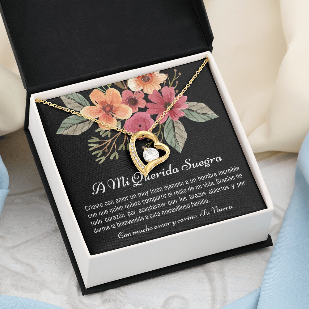 Suegra Gift, Suegra Necklace, Spanish Mother-In-Law Gift from Daughter-In-Law, Regalo Para Mi Suegra, Nuera A Suegra Cumpleaños De La Suegra