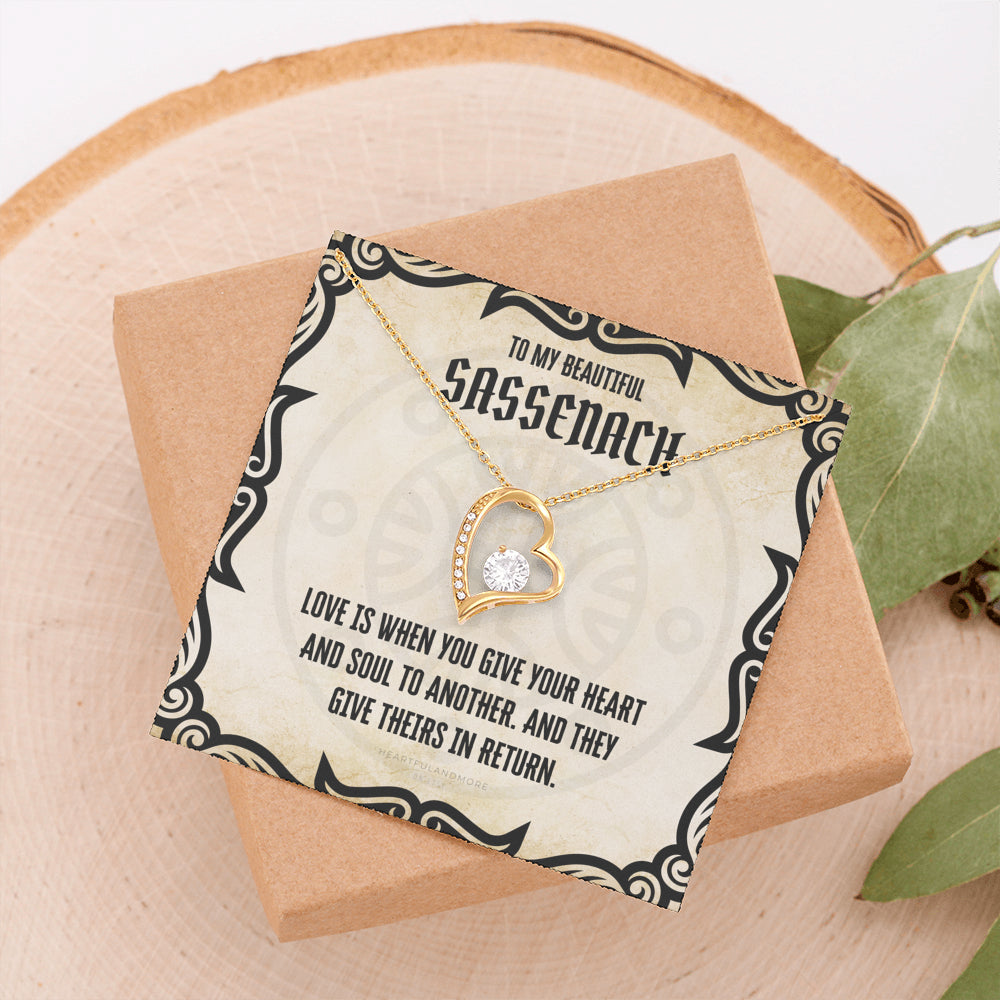 To My Sassenach, Outlander Gift, Outlander Gift Box, Outlander Jewelry, Outlander Gift For Wife, Outlander Charm, Outlander Necklace