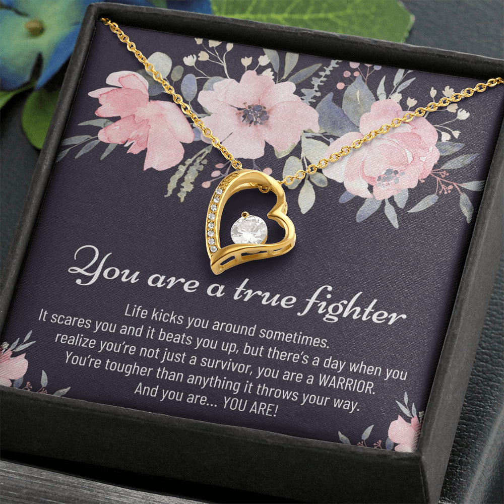 Cancer Fighter Gift For Women - Forever Love Necklace