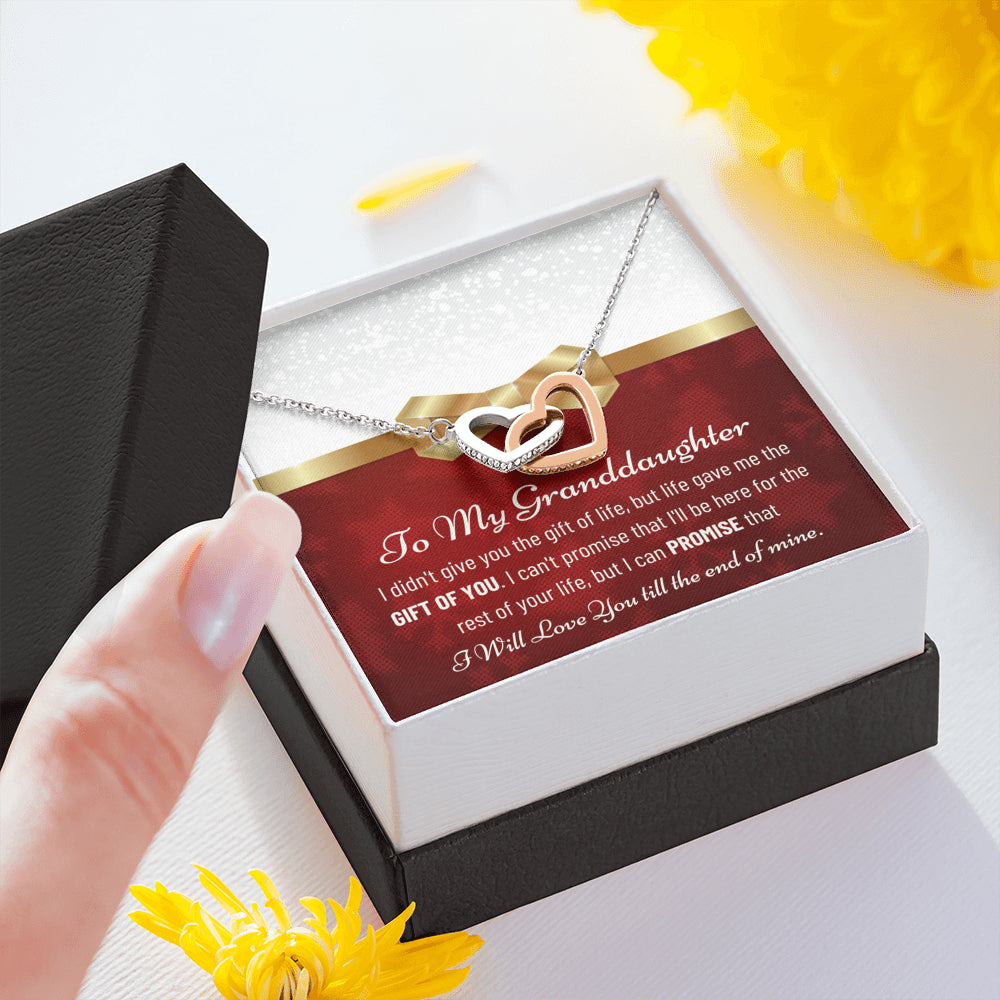 To My Granddaughter, Christmas Gift for Granddaughter, Christmas Present for Granddaughter, Necklace Gift for Granddaughter From Grandma