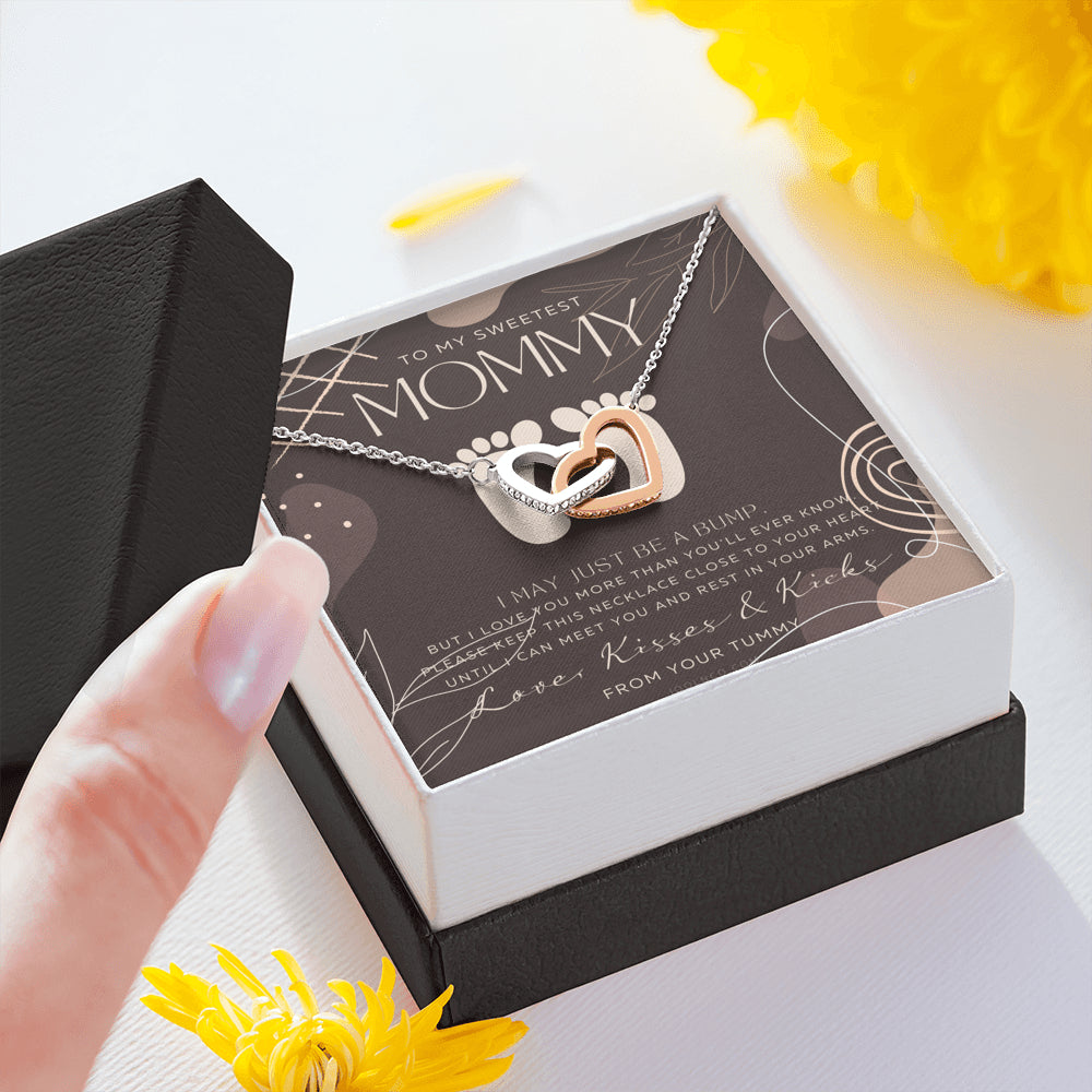 Baby shower gift | New Mommy Necklace | Pregnant Wife Gift | I May Just Be A Bump But I Love You | To mummy from bump | To Mommy to be