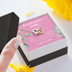 Halskette für Tochter, Geburtstagsgeschenk für Tochter, Goldene Herzen Kette für Tochter, Silberkette, Konfirmation Geschenk, für Tochter