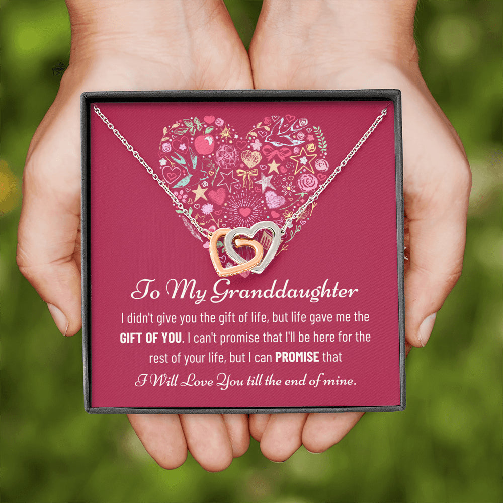 To My Granddaughter, Christmas Gift for Granddaughter, Christmas Present for Granddaughter, Necklace Gift for Granddaughter From Grandma