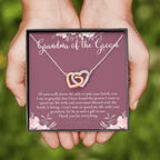 Grandmother of the Groom Gift Necklace, Grandma Wedding Gift, Nana, Bridal Shower, Rehearsal Dinner, Thank You Gift
