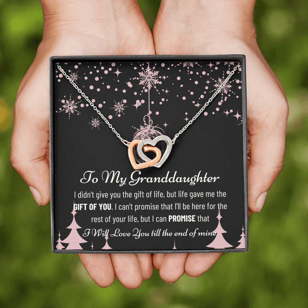 To My Granddaughter, Christmas Gift for Granddaughter, Christmas Present for Granddaughter, Necklace Gift for Granddaughter From Grandma