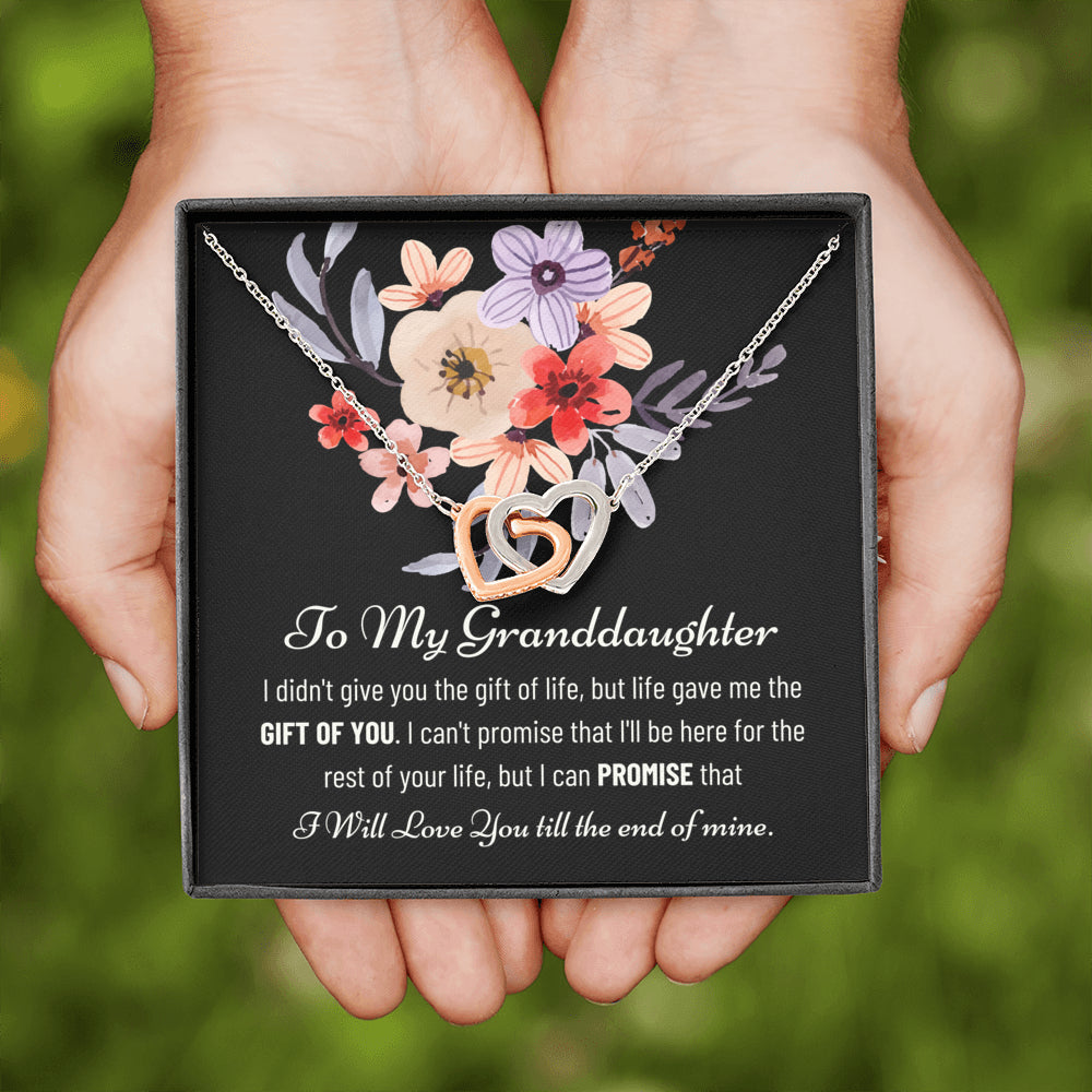 To My Granddaughter, Christmas Gift for Granddaughter, Christmas Present for Granddaughter, Necklace Gift for Granddaughter From Grandma