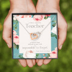 Teacher Gift, Gift for Teacher Necklace, A Truly Amazing Teacher Appreciation Gift