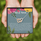 Maid of Honor Thank You Gift From Bride, Bridesmaid Gift, Maid of Honor Gift Necklace, Matron of Honor Gift, Thank You Gift From Bride