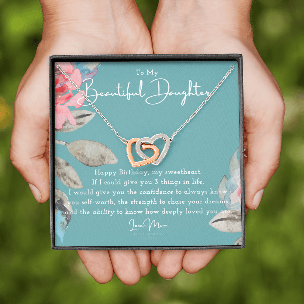 To My Daughter, Daughter Necklace, Anniversary Gift for Daughter, Daughter Gift, Gift for Daughter, Birthday Gift