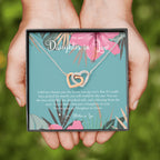 Daughter-In-Law Gift Necklace, Wedding Gift, Jewelry From Mother-In Law, Gift for Bride, Daughter-In-Heart