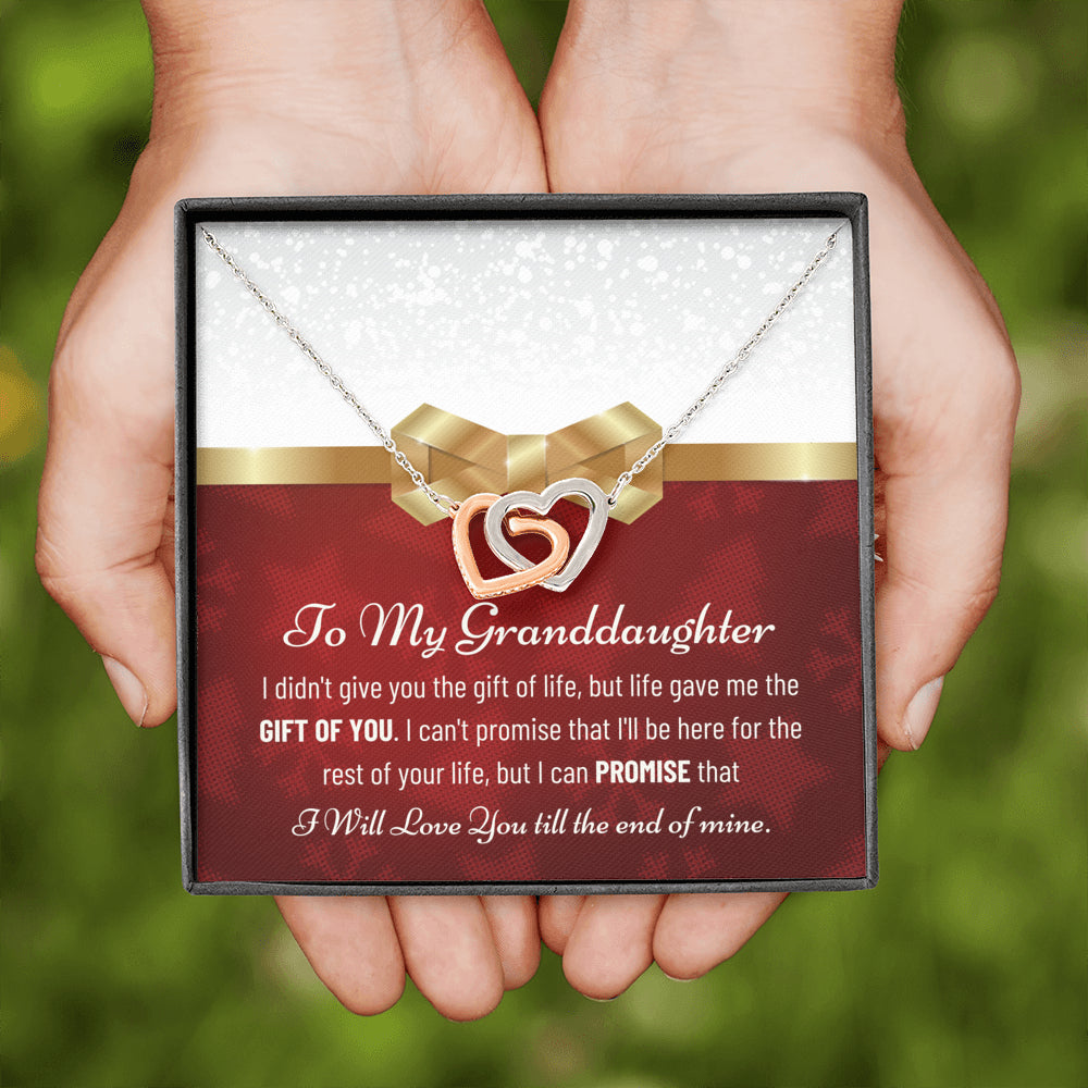 To My Granddaughter, Christmas Gift for Granddaughter, Christmas Present for Granddaughter, Necklace Gift for Granddaughter From Grandma