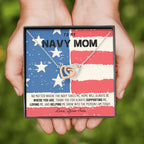 Military Mom Gift, Navy Mom Mothers Day, Navy Mom Gift, Deployment Gift, Navy Mom Necklace from Son, Military, Deploy Gift, Best Navy Mom