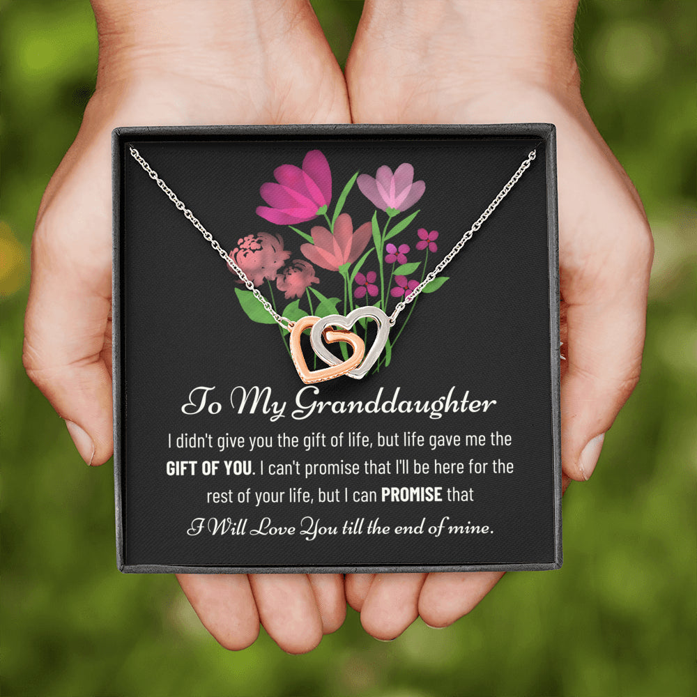 To My Granddaughter, Christmas Gift for Granddaughter, Christmas Present for Granddaughter, Necklace Gift for Granddaughter From Grandma