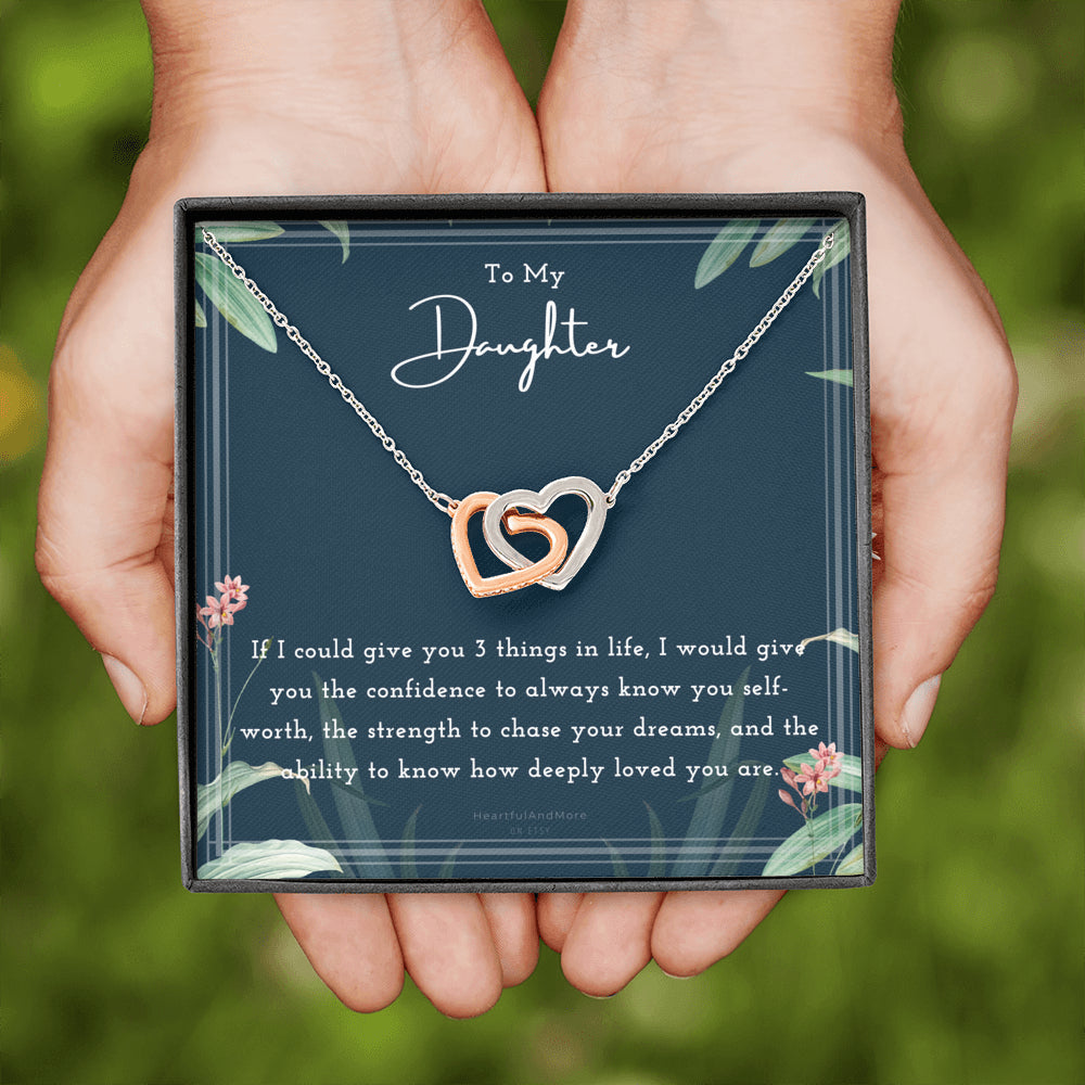 To My Daughter, Daughter Necklace, Anniversary Gift for Daughter, Daughter Gift, Gift for Daughter, Christmas, Birthday