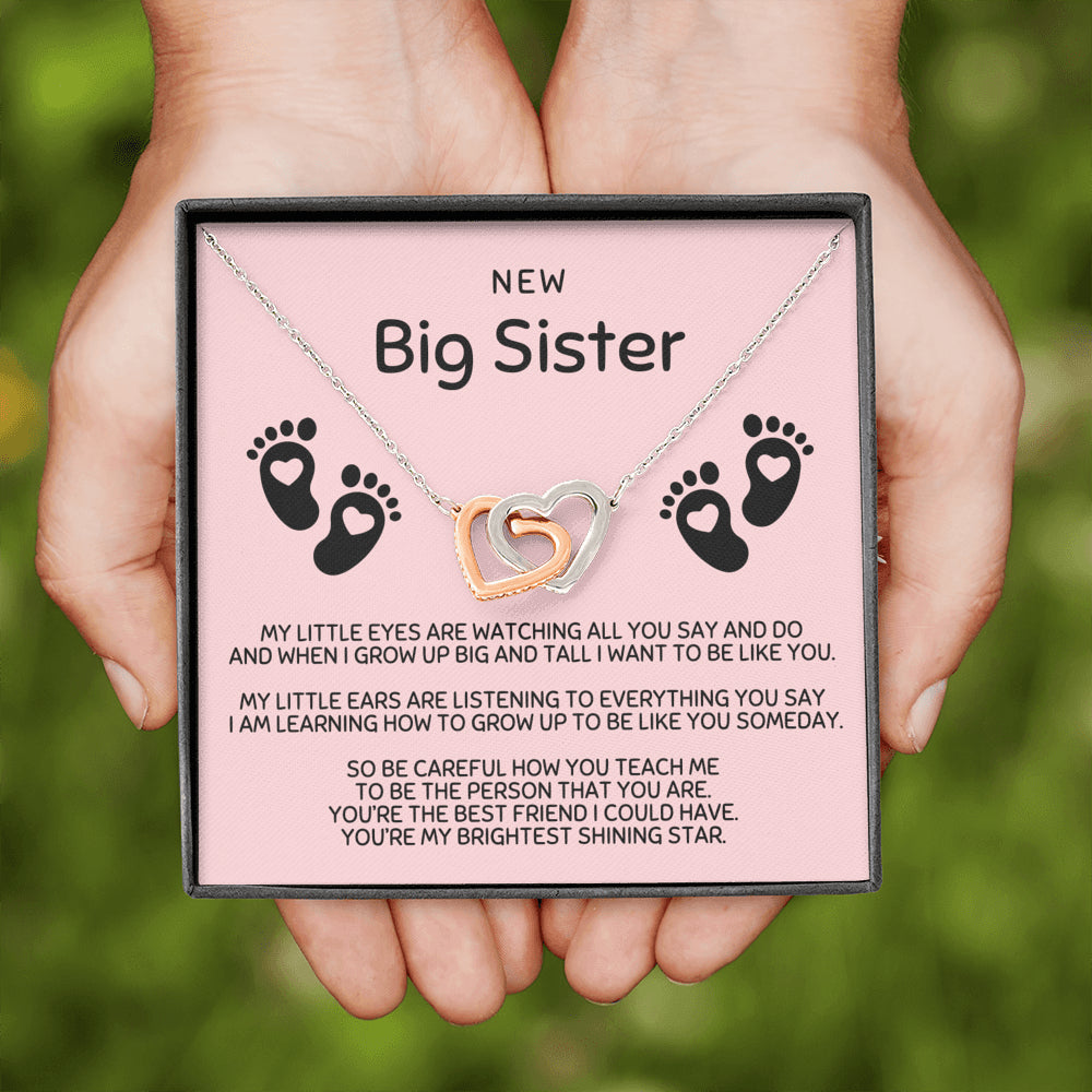 New Big Sister Gifts, Gifts for New Big Sister, Future Big Sister, Necklace, Gifts from Baby to Big Sister, Big Sister Gift From New Baby