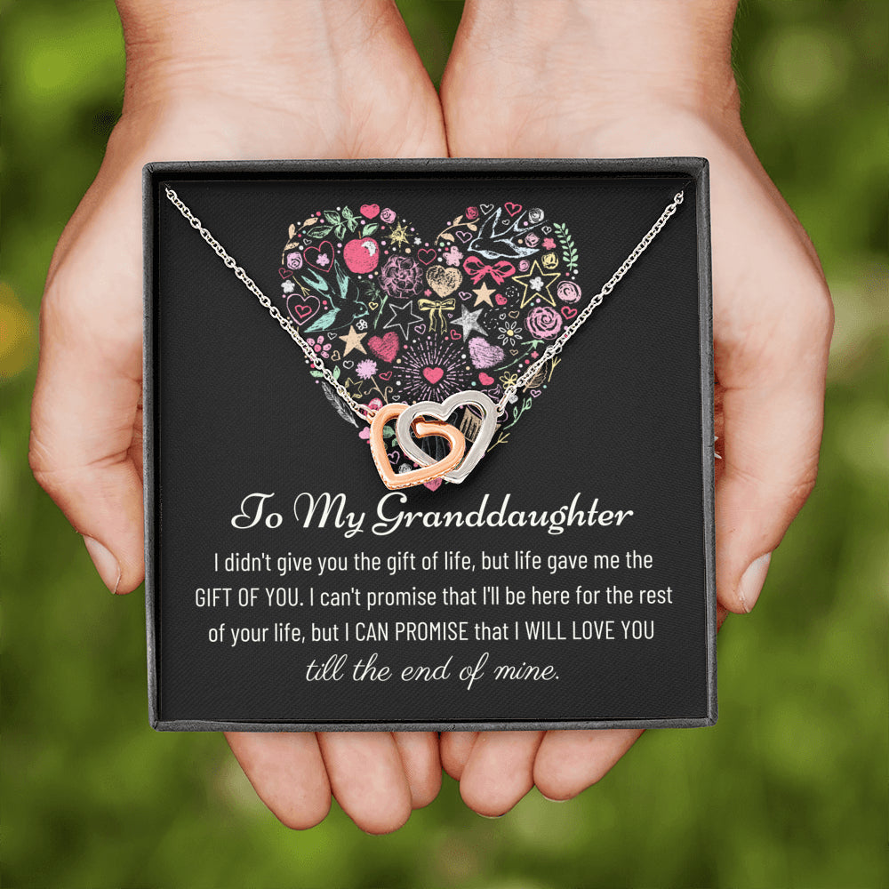 To My Granddaughter, Christmas Gift for Granddaughter, Christmas Present for Granddaughter, Necklace Gift for Granddaughter From Grandma