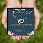 Daughter-In-Law Gift Necklace, Wedding Gift, Jewelry From Mother-In Law, Gift for Bride, Daughter-In-Heart