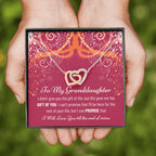 To My Granddaughter, Christmas Gift for Granddaughter, Christmas Present for Granddaughter, Necklace Gift for Granddaughter From Grandma