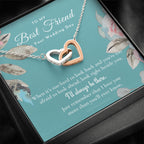Best Friend Gift on Her Wedding Day, Best Friend to Bride Necklace, Best Friend Gift to Bride, Bride Gift From Maid of Honor, To My Best Friend