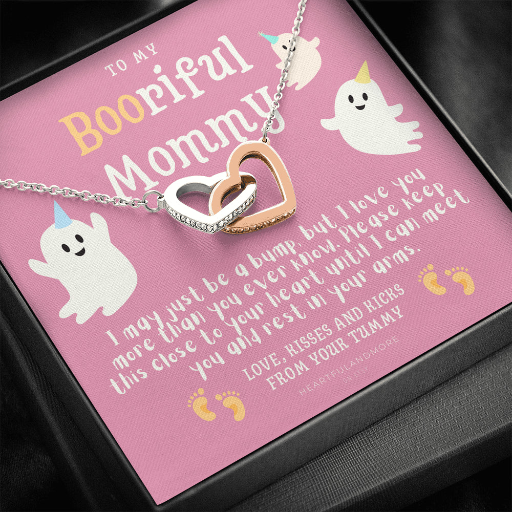 Mom to be gift | New Mommy Gift Necklace | Pregnant Wife Gift | I May Just Be A Bump | To mummy from bump | To Mommy to be | Heart Jewelry