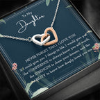 To My Daughter, Daughter Necklace, Anniversary Gift for Daughter, Daughter Gift, Gift for Daughter, Christmas, Birthday